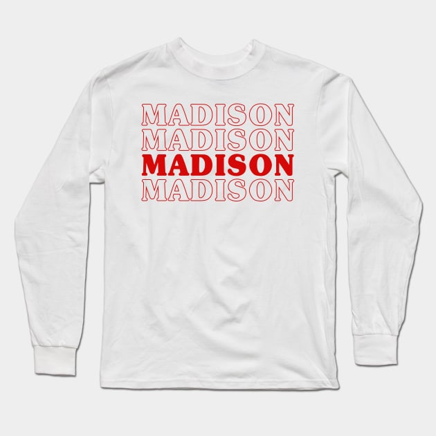 University of Wisconsin-Madison Long Sleeve T-Shirt by sydneyurban